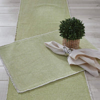 Frayed Edge Table Runner - Pear Set of 2 Park Designs - The Fox Decor