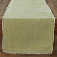 Frayed Edge Table Runner - Pear Set of 2 Park Designs - The Fox Decor