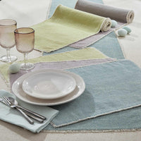 Frayed Edge Table Runner - Pear Set of 2 Park Designs - The Fox Decor