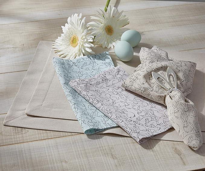 La Lapin Napkin - Lavender Set of 4 Park Designs - The Fox Decor