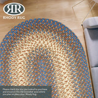 Thumbnail for Easy Living Braided Area Rug - Oval