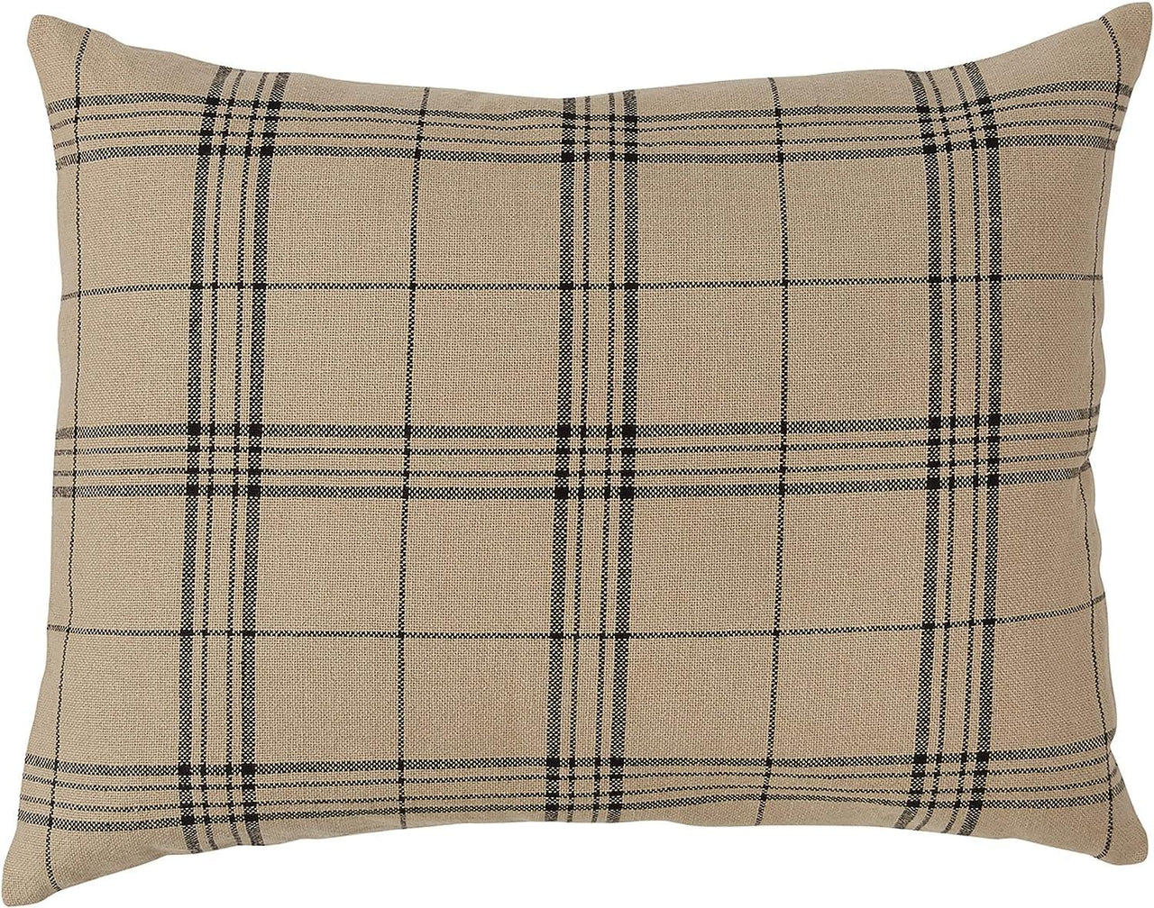 Fieldstone Plaid Standard Sham - Black - Park Designs - The Fox Decor