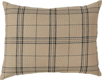 Fieldstone Plaid Standard Sham - Black - Park Designs - The Fox Decor