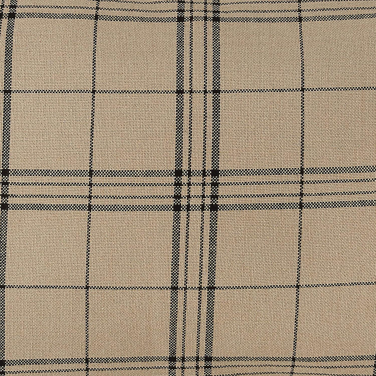 Fieldstone Plaid Standard Sham - Black - Park Designs - The Fox Decor