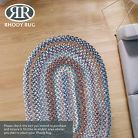 Thumbnail for Astoria Braided Area Rug - Oval