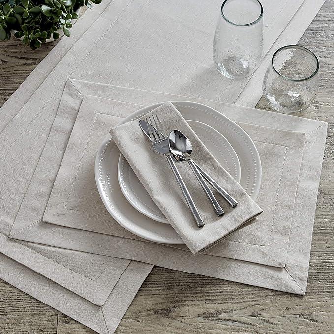 Tailored Placemat - Stone Set of 4 Park Designs - The Fox Decor