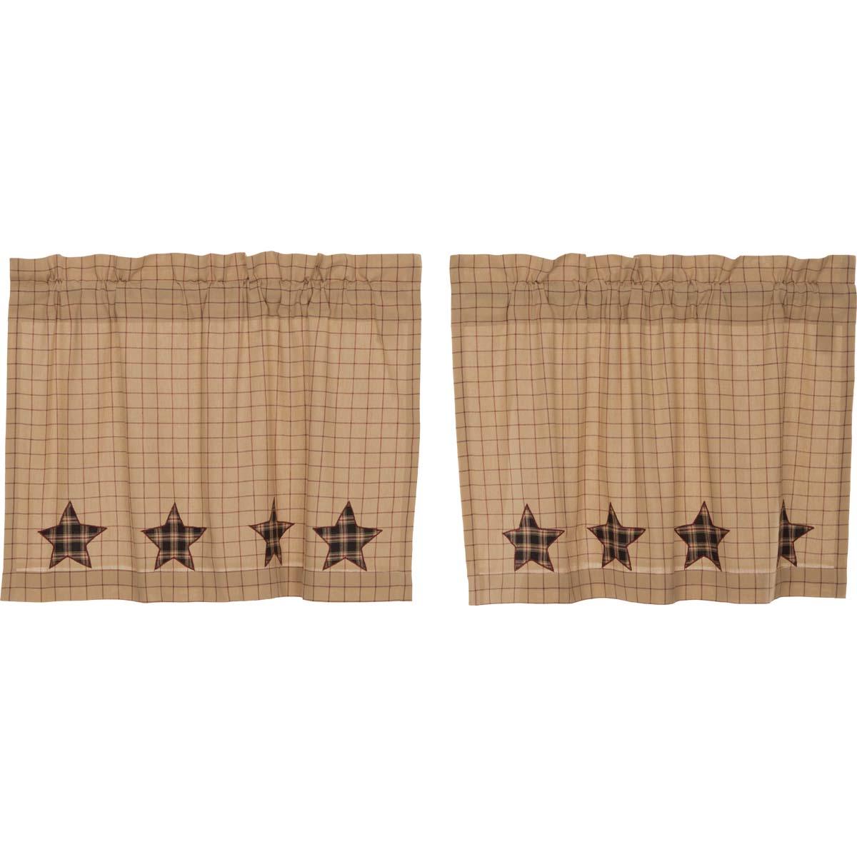 Bingham Star Tier Applique Star Set of 2 L24xW36 - The Fox Decor