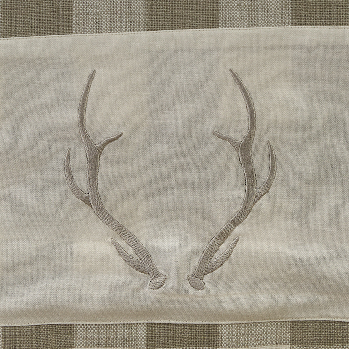Antler Table Runner 72"L - Check Set of 2 Park Designs - The Fox Decor