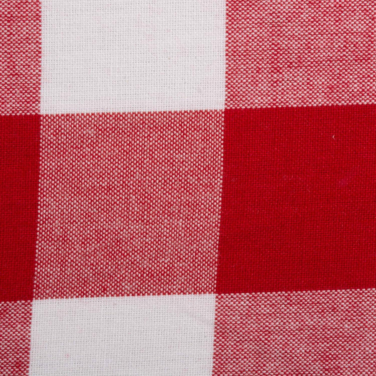 Wicklow Check Backed Table Runner  - Red & Cream Park Designs