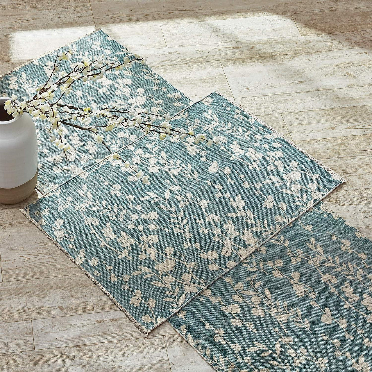 Callie Printed Rug - Mist - 2' x 6' Park Designs - The Fox Decor