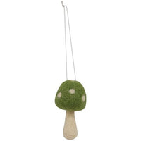 Thumbnail for Green Felted Mushroom Ornament - The Fox Decor