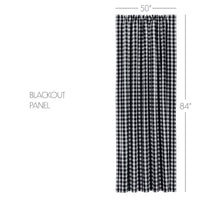 Thumbnail for Annie Buffalo Black Check Blackout Panel 84x50 VHC Brands