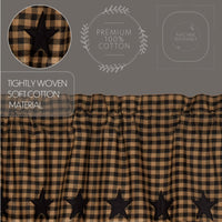 Thumbnail for Black Star Blackout Panel Scalloped 84x50 VHC Brands - The Fox Decor