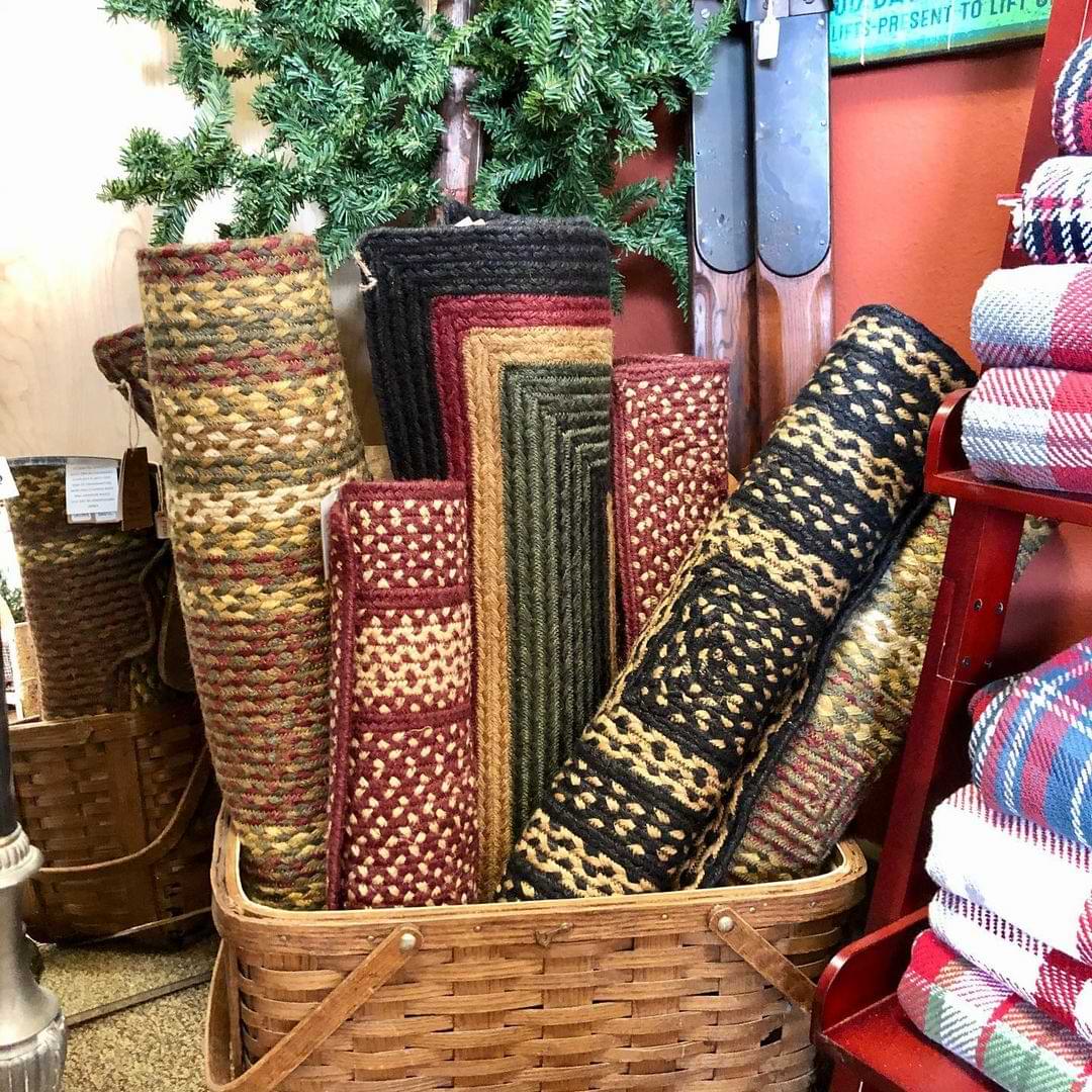 Primitive Country Rag Rugs Primitive Decor - Shop Rugs, Curtains, Quilts & More - The Fox Decor