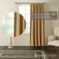 Thumbnail for Burlap Natural Blackout Panel Curtain 84x50 VHC Brands - The Fox Decor