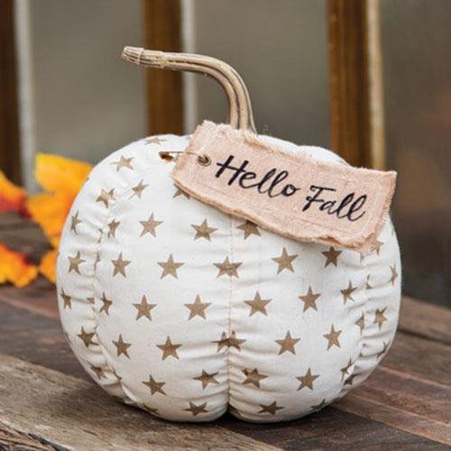 Hello Fall Star Pumpkin - The Fox Decor