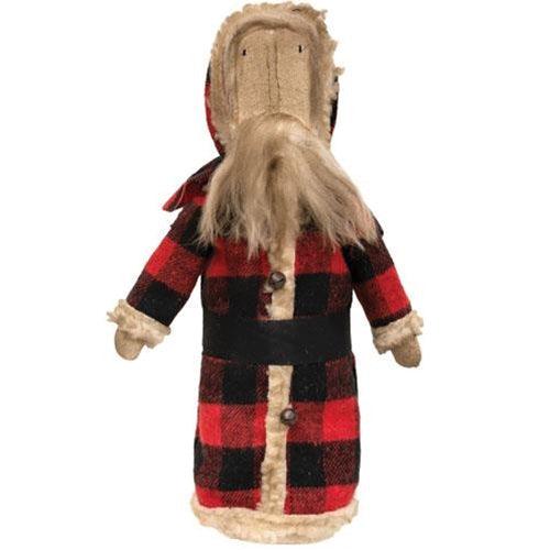Buffalo Check Santa Doll - The Fox Decor