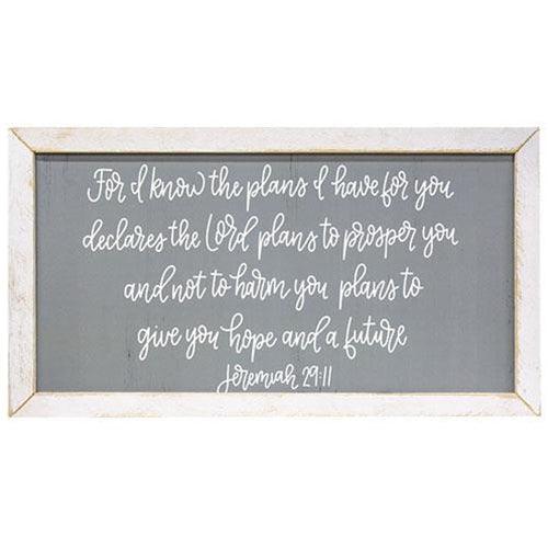 For I Know Framed Print White Frame - The Fox Decor