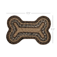 Thumbnail for Espresso Indoor/Outdoor Small Bone Rug 11.5x17.5 - The Fox Decor