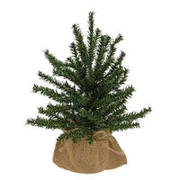 Pine Tree w Burlap Base 12 - The Fox Decor