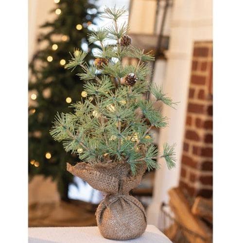 Icy Tahoe Burlap Tree 16 - The Fox Decor