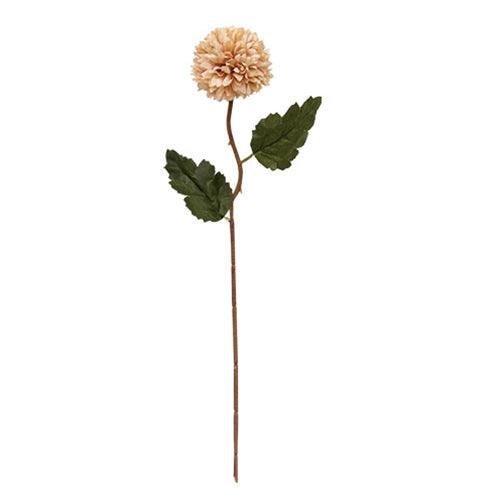 Pompom Flower Stem 14 Pink - The Fox Decor