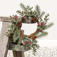 Sugar Berry Pine Wreath 16 - The Fox Decor