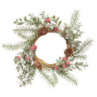 Sugar Berry Pine Wreath 16 - The Fox Decor