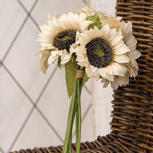 Champagne Sunflowers Bouquet - The Fox Decor