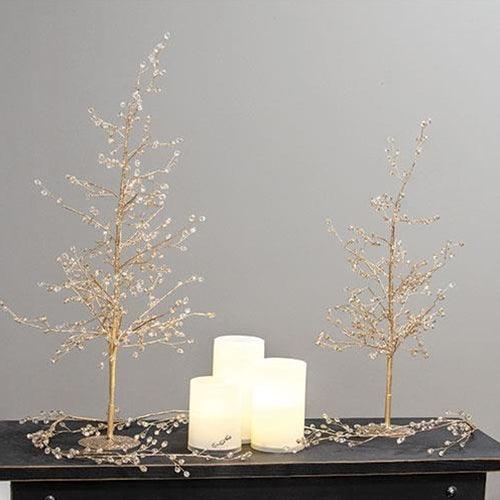 Gold Crystal Tree 24 - The Fox Decor