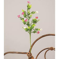Pink & White Wildflower Pick - The Fox Decor