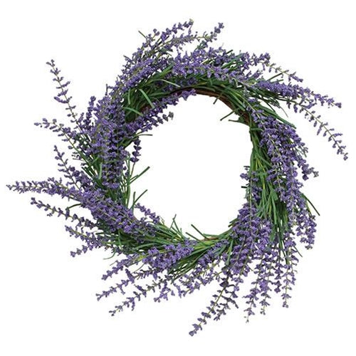 Purple Astilbe & Twig Wreath