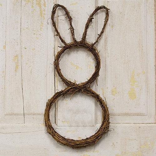 Grapevine Wall Bunny - The Fox Decor