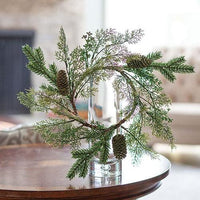 Mossy Glen Pine & Cedar Candle Ring 65 - The Fox Decor