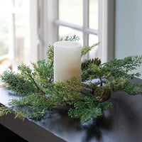 Mossy Glen Pine & Cedar Candle Ring 65 - The Fox Decor