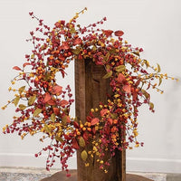 Thumbnail for Bountiful Berries & Leaves Wreath 24