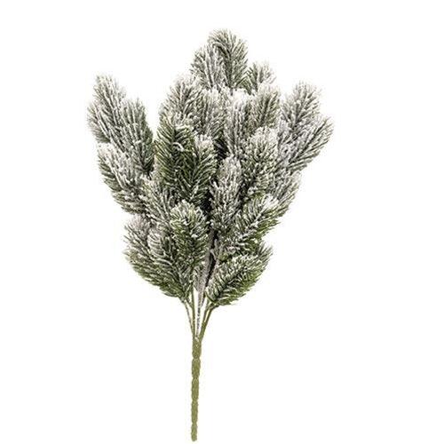 Snowy Pine Bush - The Fox Decor