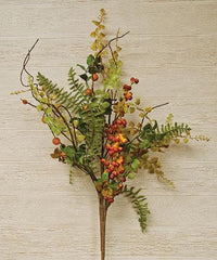 Fall Berry Cluster Bush - The Fox Decor