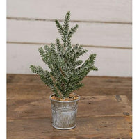 Tree with Whitewash Bucket - The Fox Decor