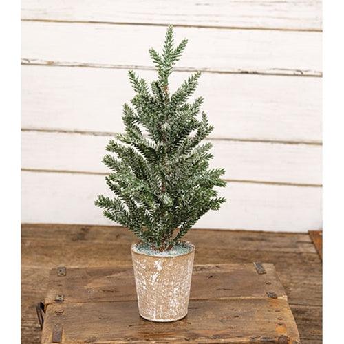 Frosted Pine Tree Large - The Fox Decor