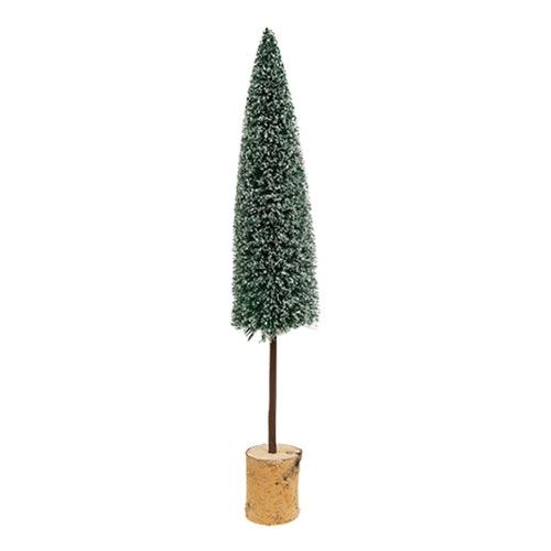 Large Green Spice Drop Bottle Brush Tree