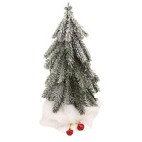 Thumbnail for Snow Covered Pine Tree with Fuzzy White Base - The Fox Decor