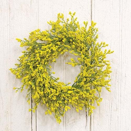 Array Astilbe Candle Ring 6 12 Yellow - The Fox Decor