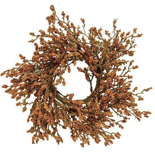 Fall Array Astilbe Candle Ring Pumpkin - The Fox Decor