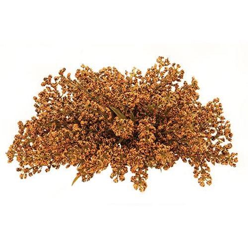 Bursting Astilbe Half Sphere 9 Pumpkin - The Fox Decor