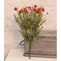 Garden Bliss Bush 15 Red - The Fox Decor
