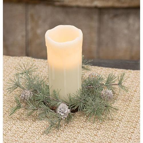 Vintage Glitter Birchcone Pine Ring 35 - The Fox Decor