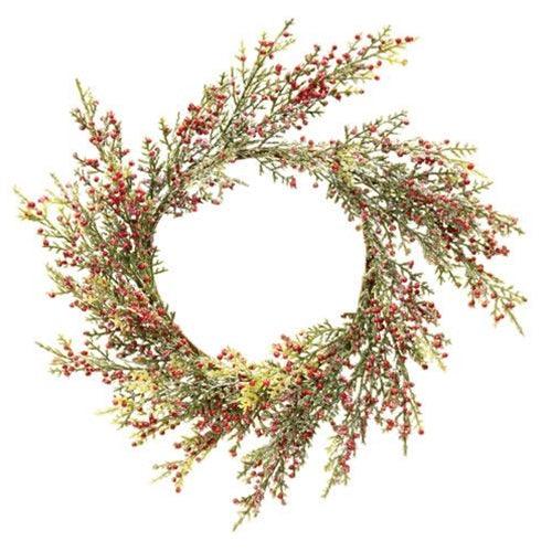 Red Pepperberry & Cedar Wreath 12 - The Fox Decor