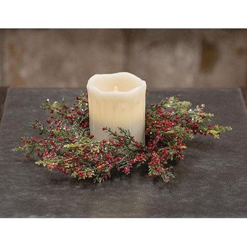 Red Pepperberry & Cedar Ring 35 - The Fox Decor