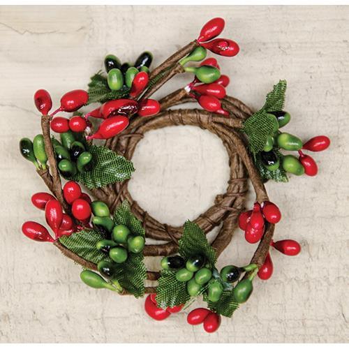 Mini Pip Berry Ring Red and Green 1 - The Fox Decor